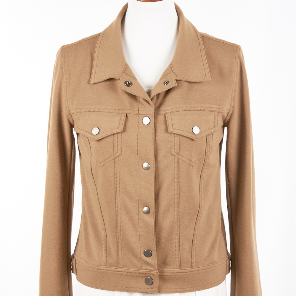 T ALEXANDER WANG Tan Performance Trucker Jacket